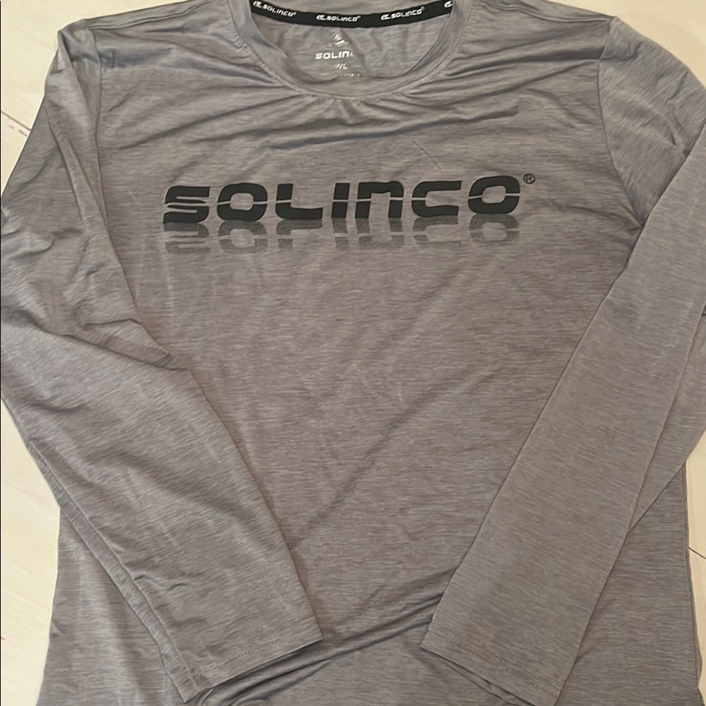 Men's Gray Long Sleeve Shirt